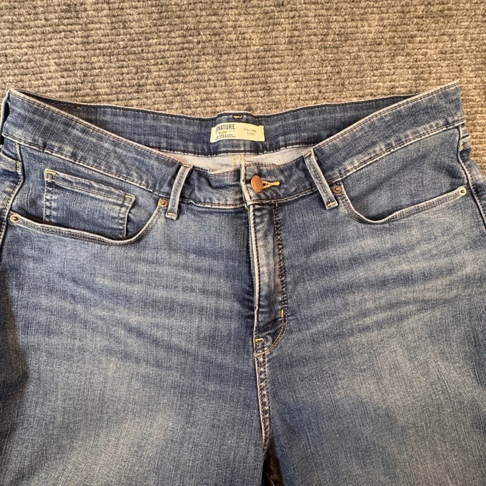Signature by Levi Strauss Gold Totally‎ Shaping Skinny Jeans Blue Size 36x30